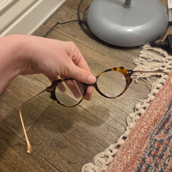 Prada Tortoiseshell Gold Glasses Frame - Picture 3 of 4